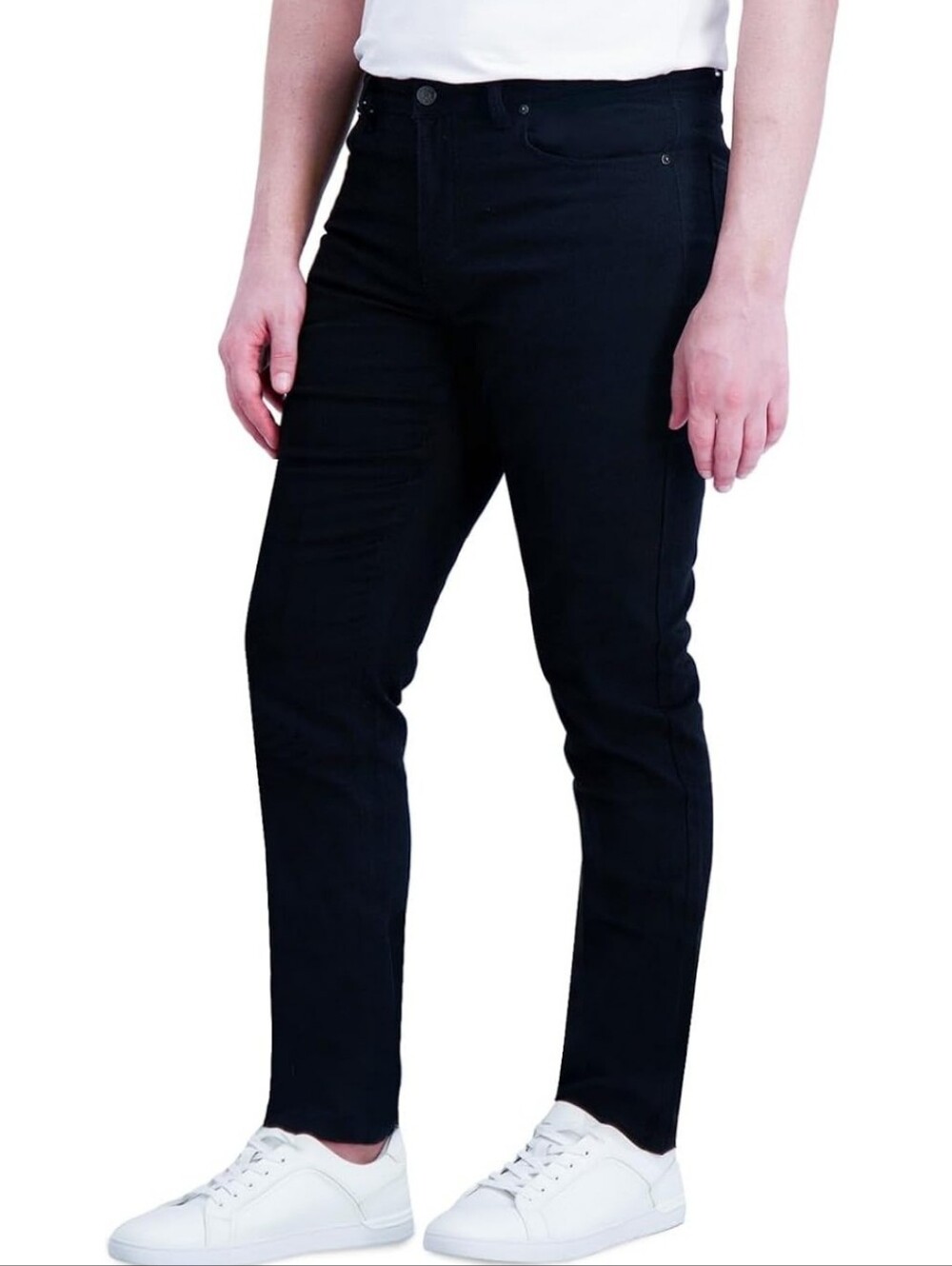 DKNY Stanton Men's Size 36 Slim Skinny Fit Black Jeans Pant Straight Leg Stretch